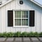 Ekena Millwork Rustic Two Equal Louver Riverwood Faux Wood Shutters (Per Pair), Primed Tan, 18"W x 76"H SHULV18X76RWPR - alternate 6